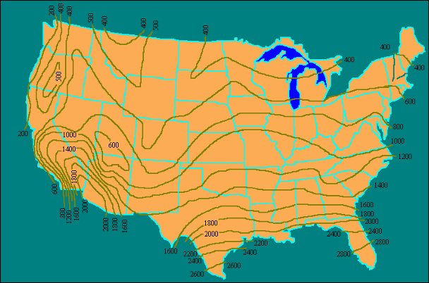 cooling hours map
